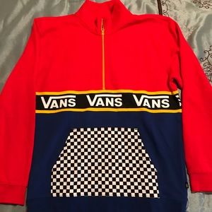 Vans Half Zip Sweatshirt Size XL